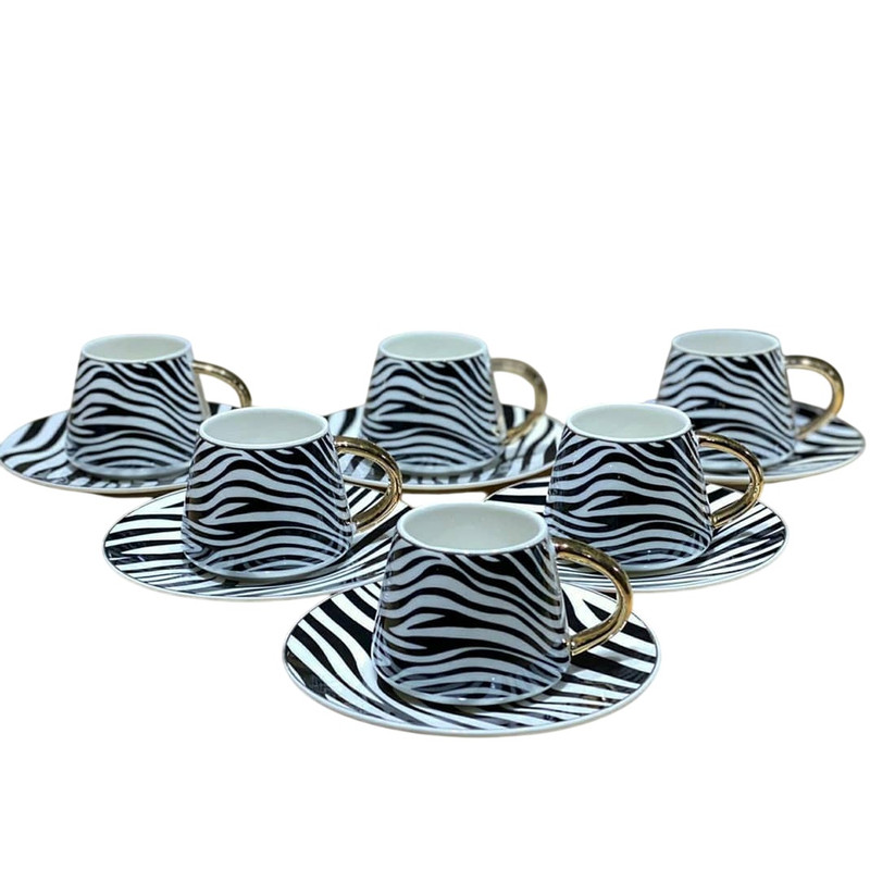 سرویس قهوه خوری 12 پارچه آرو مدل Zebra