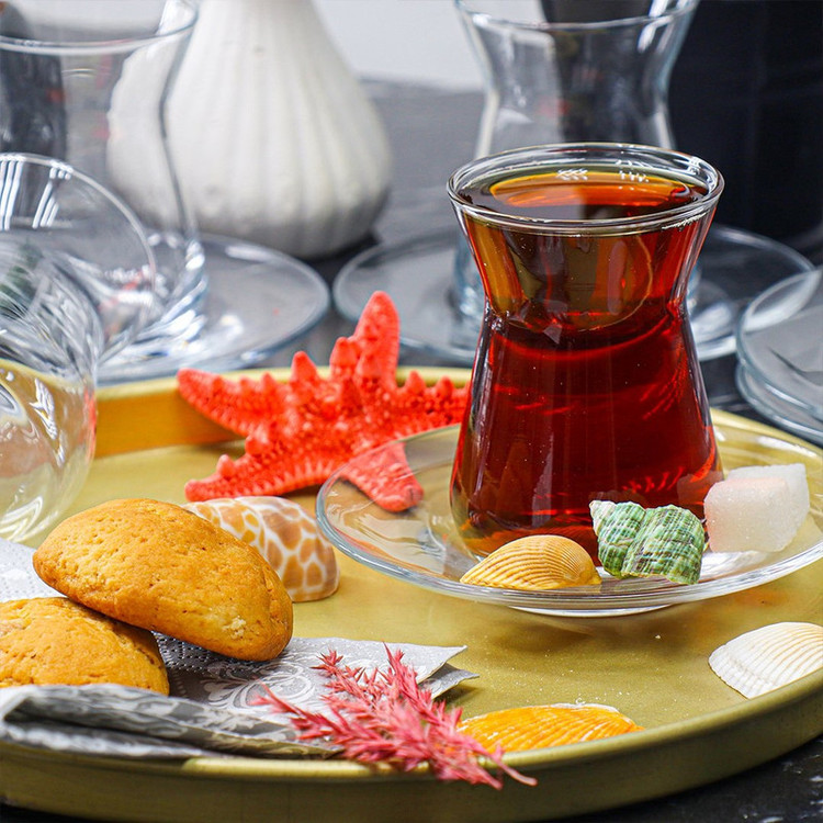 ست فنجان و نعلبکی 12 پارچه پاشاباغچه مدل IREM G4U کد96354