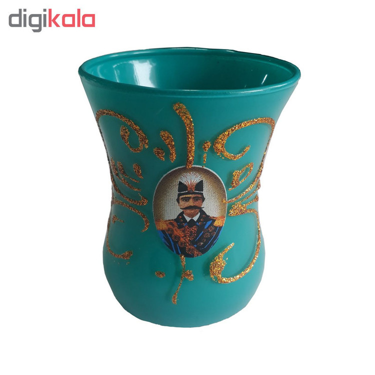 سرویس چای خوری 15 پارچه طرح شاه عباسی کد 1311