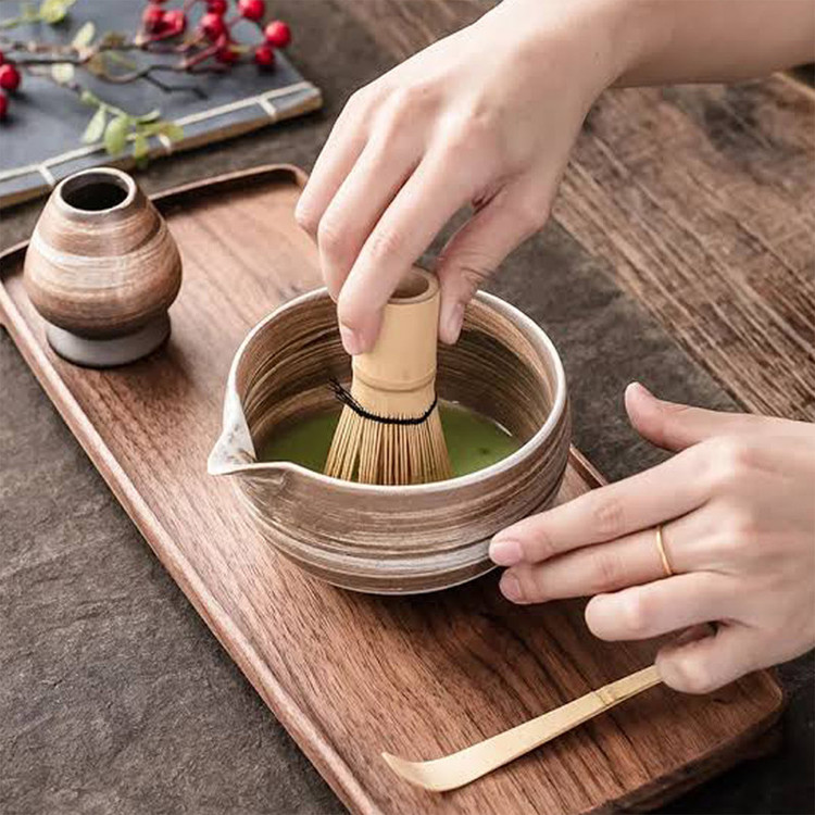سرویس چای خوری 7 تکه 4 نفره مدل ماچا کد 2-3