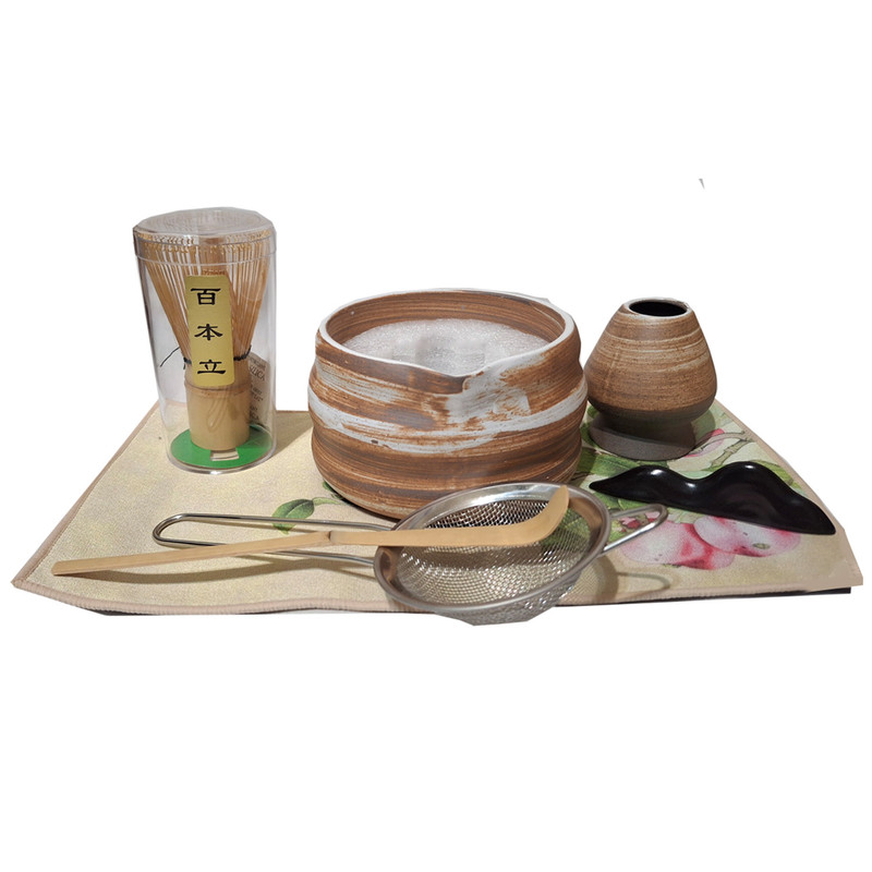سرویس چای خوری 7 تکه 4 نفره مدل ماچا کد 2-3