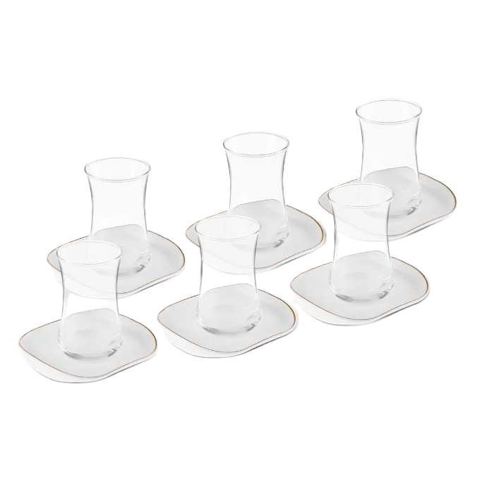 سرویس چای خوری 12 پارچه کاراجا مدل Streamline Plato