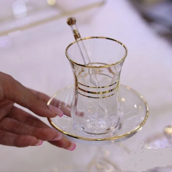ست فنجان و نعلبکی 12 پارچه لاو مدل CAYS13-G