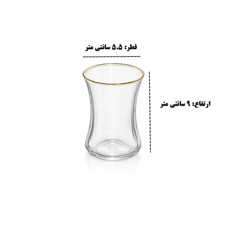 سرویس چای خوری 18پارچه 6 نفره گونول مدل G4572 Magnolya