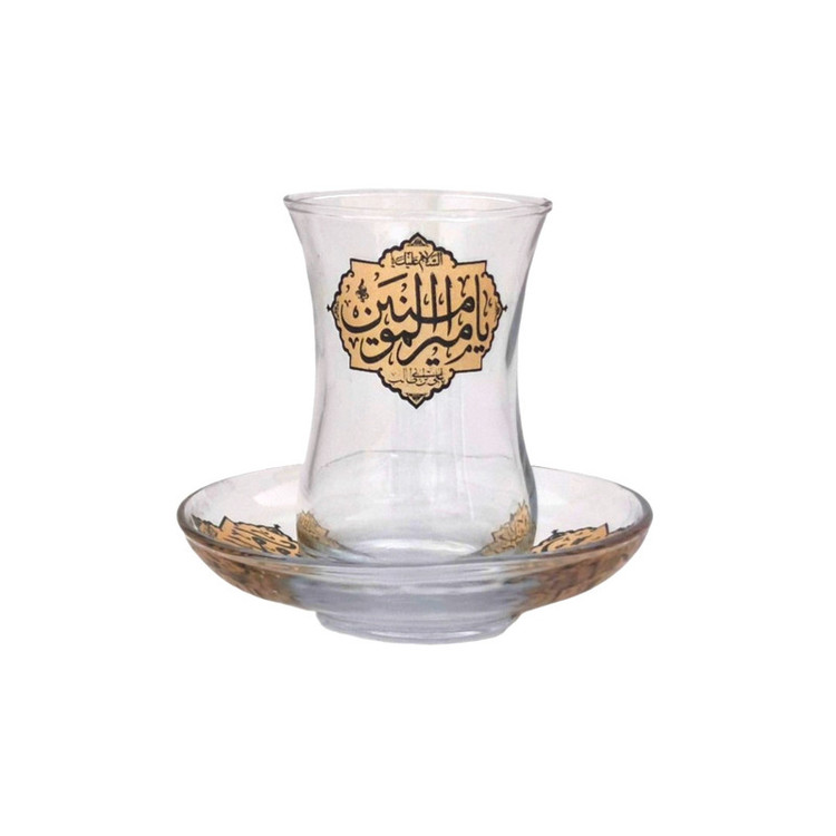 سرویس چای خوری 12 پارچه طرح امیر المومنین
