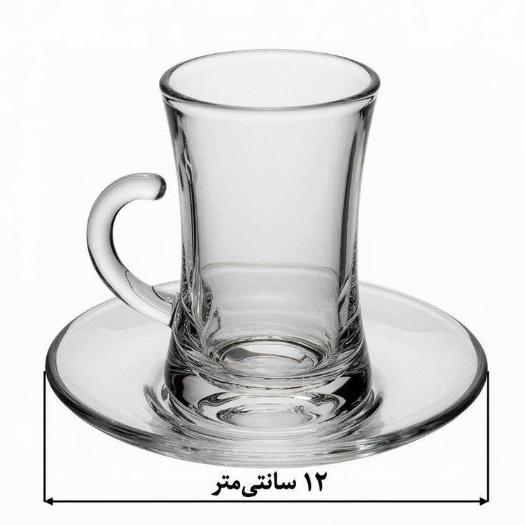 سرویس چای خوری 12 پارچه 6 نفره دلی مدل ونیز کد 131