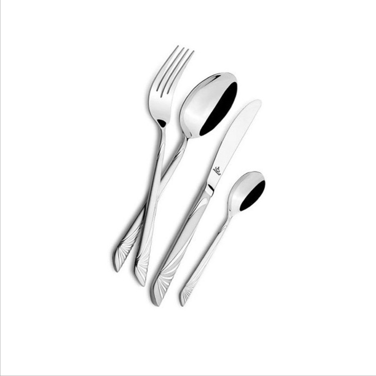 سرویس قاشق و چنگال 128 پارچه 12 نفره عرشیا مدل TM064S