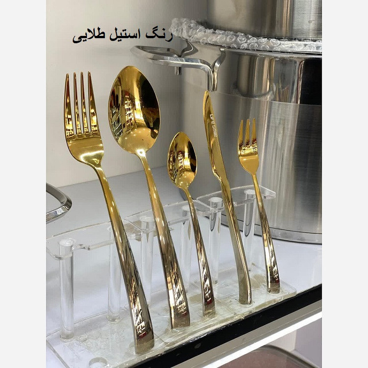 سرویس قاشق و چنگال 88 پارچه 24 نفره لایف اسمایل مدل CUT-88-8