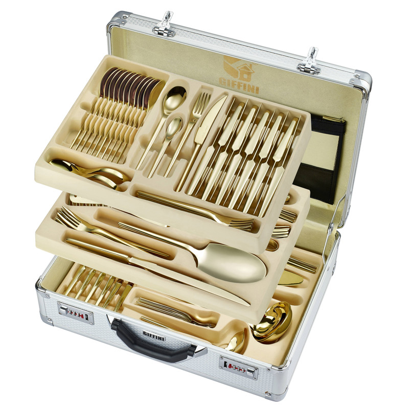 سرویس قاشق و چنگال 142 پارچه جی فی نی مدل G-368