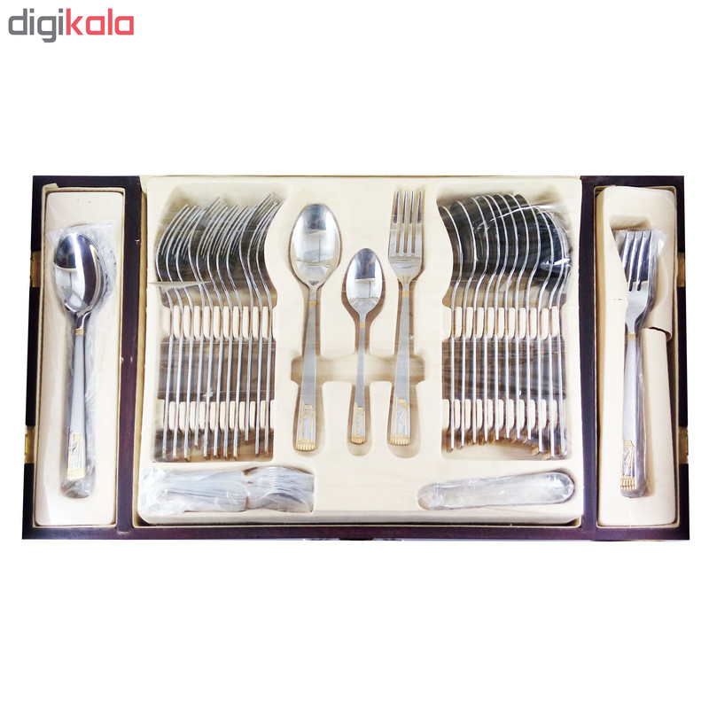 سرویس قاشق و چنگال 128 پارچه نیوهوم مدل HK800