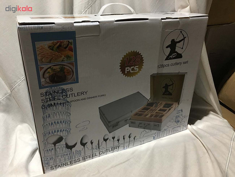 سرویس قاشق و چنگال 128 پارچه ای پی مدل 313