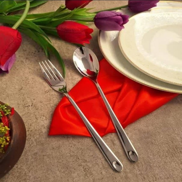 سرویس قاشق و چنگال 12 پارچه رزن باخ مدل زولینگن