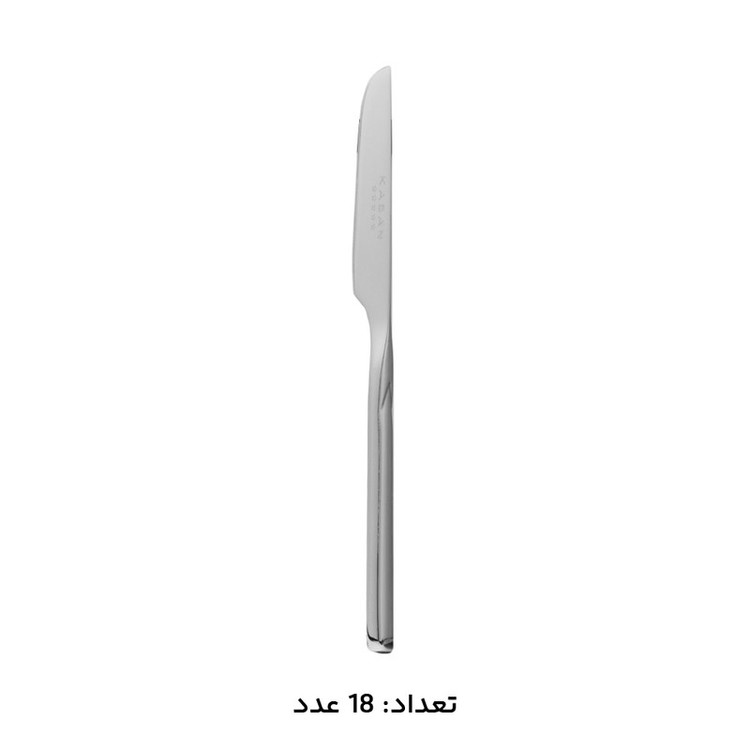 سرویس قاشق، چنگال و کارد استیل 146 پارچه 30 نفره کابان مدل 197