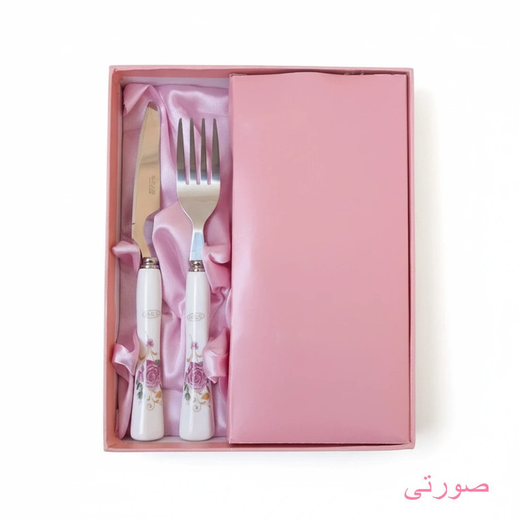 ست کارد و چنگال 12 پارچه 6 نفره مدل Rose103