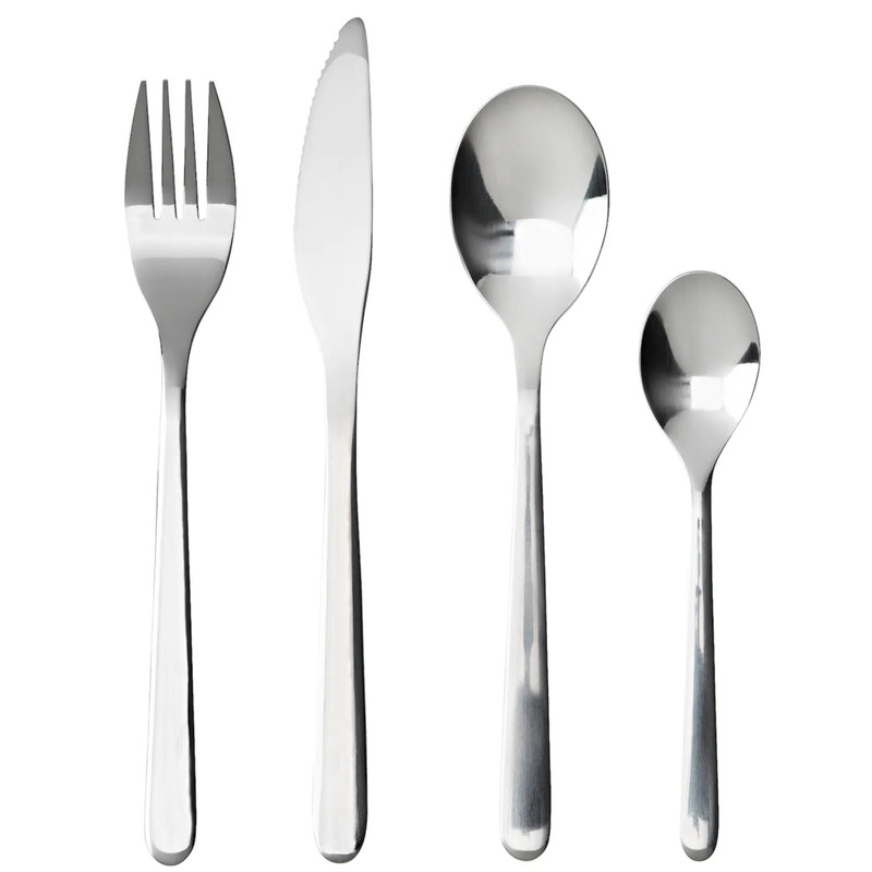 سرویس قاشق و چنگال 24 پارچه ایکیا مدل 700.149.99