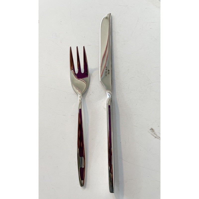 ست کارد و چنگال ای تی سی مدل استیل کد 975 بسته 12 عددی