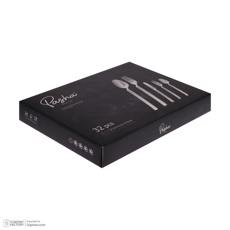 سرویس قاشق و چنگال 32 پارچه پاشا مدل میلانnew