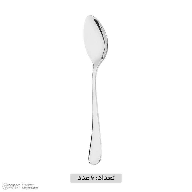 سرویس قاشق و چنگال 32 پارچه 6 نفره صنایع استیل ایران مدل مدیوم پارما