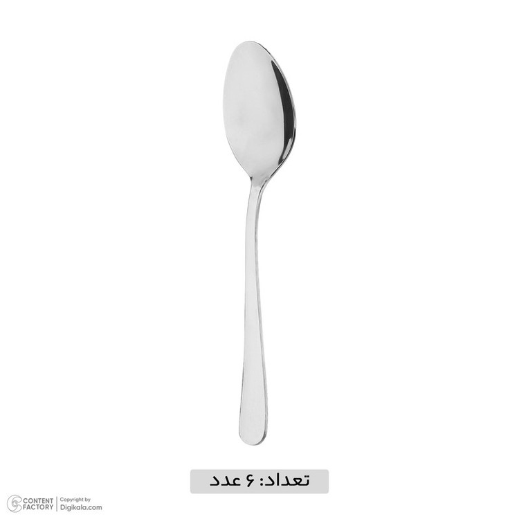 سرویس قاشق و چنگال 32 پارچه 6 نفره صنایع استیل ایران مدل مدیوم پارما
