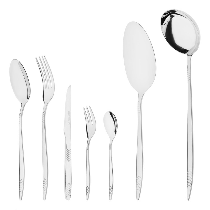 سرویس قاشق و چنگال 32 پارچه 6 نفره بیوتی هوم مدل 141 اکونومی