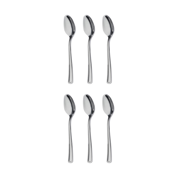 قاشق چای خوری صنايع استيل ايران مدل مودنا بسته 6 عددی