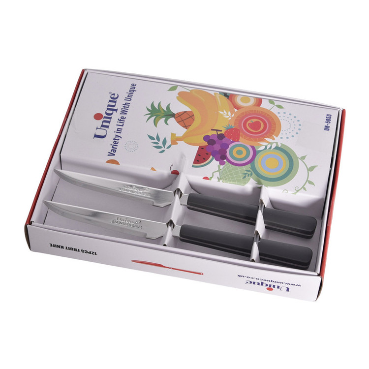 کارد میوه خوری یونیک کد 5853NEW مجموعه 12 عددی