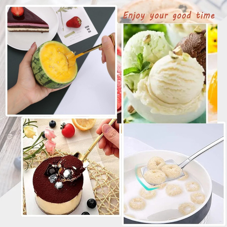 قاشق بستنی خوری مدل بیل بسته 6 عددی