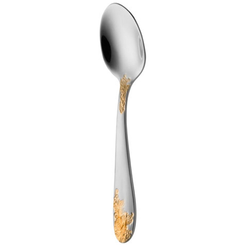 قاشق چای خوری ناب استیل مدل امپریال