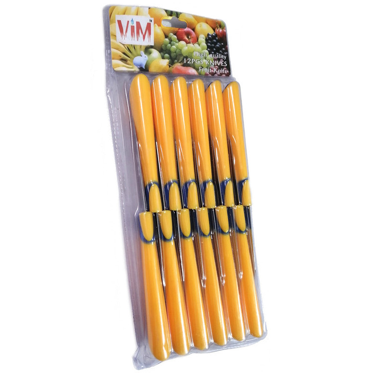 کارد میوه خوری ویم مدل اره ای بسته 12 عددی