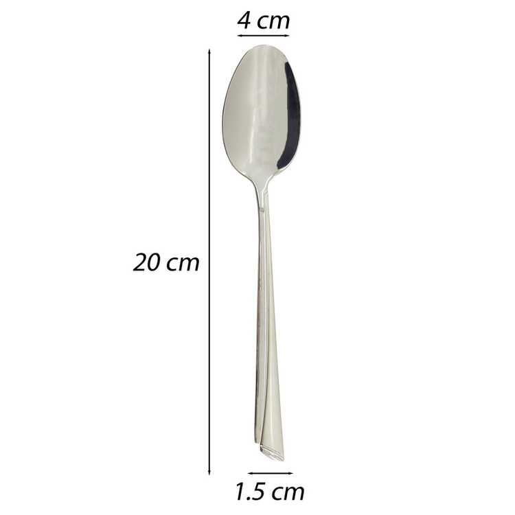 ست قاشق و چنگال 12 پارچه مدل ماینز ناخنی کد UN-3615