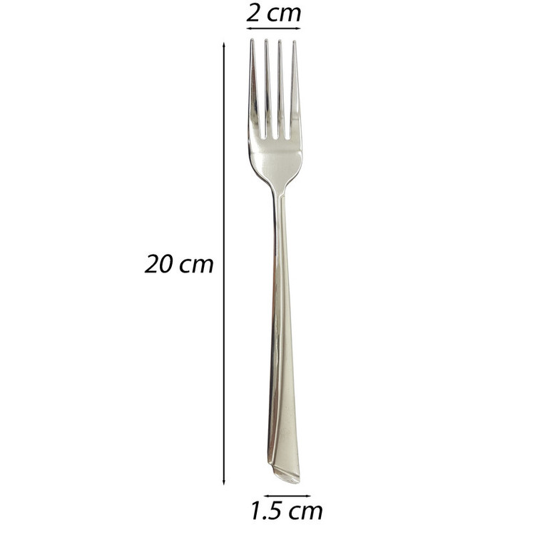 ست قاشق و چنگال 12 پارچه مدل ماینز ناخنی کد UN-3615