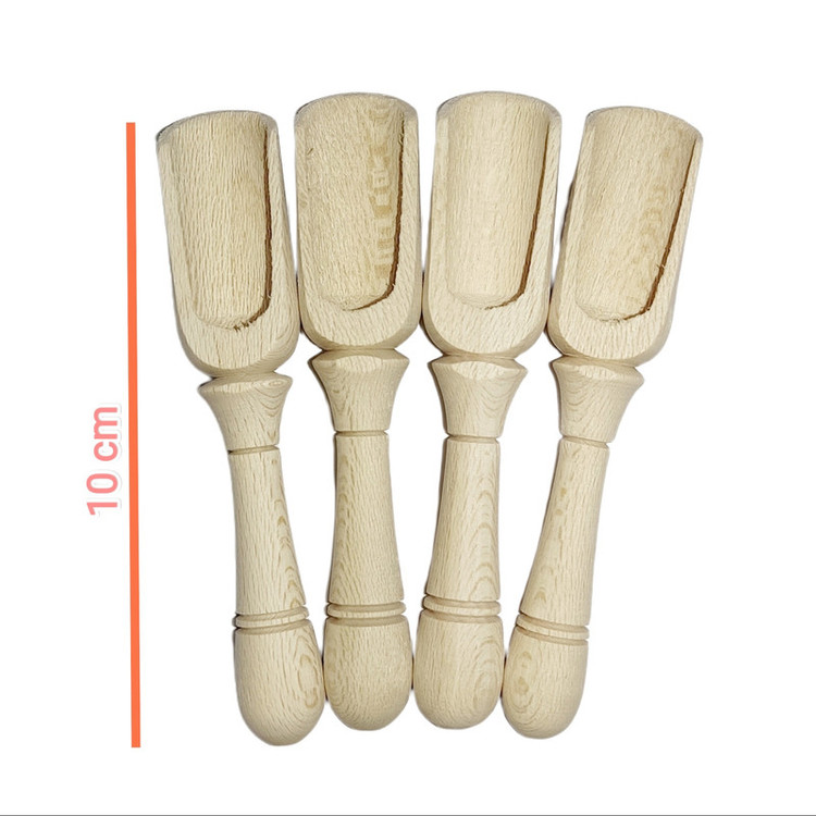 قاشق ادویه مدل چوبی کد s 99 مجموعه 4 عددی