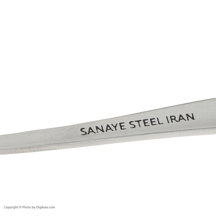 قاشق چای خوری صنایع استیل ایران مدل پارما مجموعه شش عددی