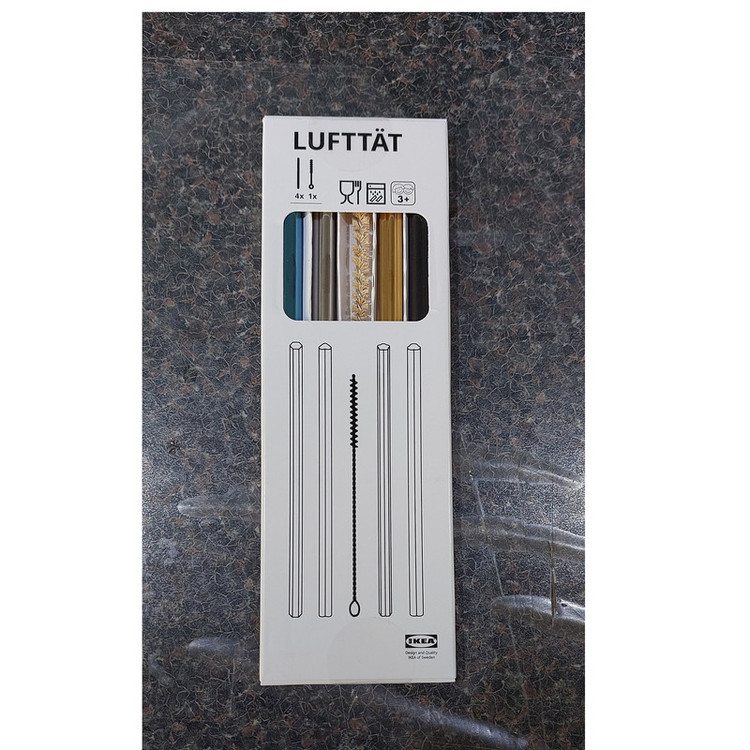 نی نوشیدنی ایکیا مدل LUFTTÄT مجموعه 5 عددی