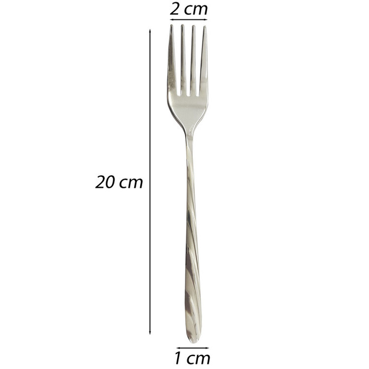 ست قاشق و چنگال 12 پارچه مدل نیویورک کد UN-3516