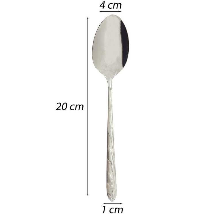ست قاشق و چنگال 12 پارچه مدل نیویورک کد UN-3516