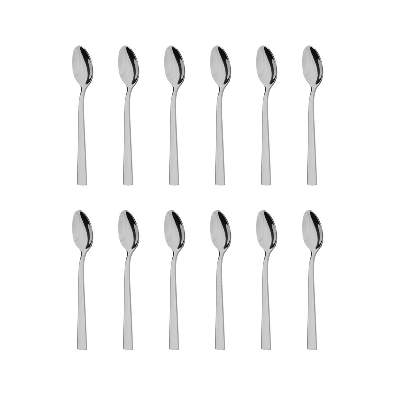 قاشق چای خوری گیلدا مدل شیکاگو براق مجموعه 12 عددی