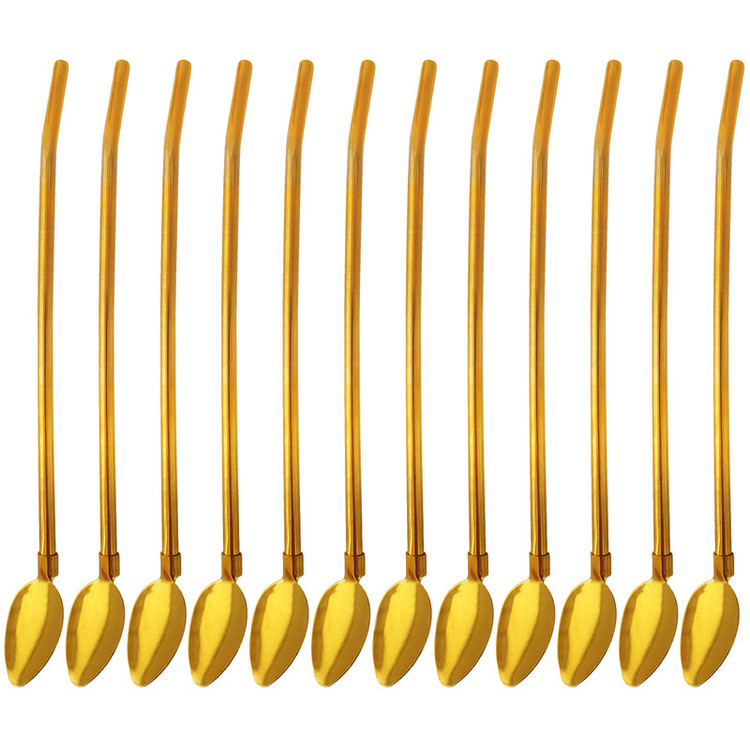 قاشق شربت خوری مدل ترلان کد T120 بسته 12 عددی