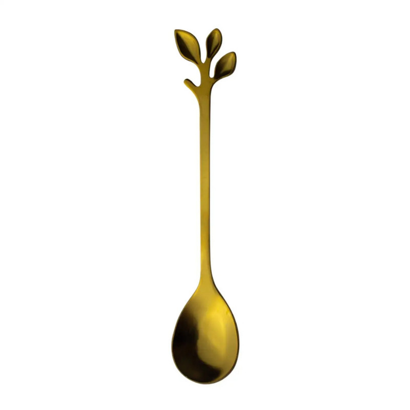 قاشق چای خوری مدل برگ مجموعه 24 عددی