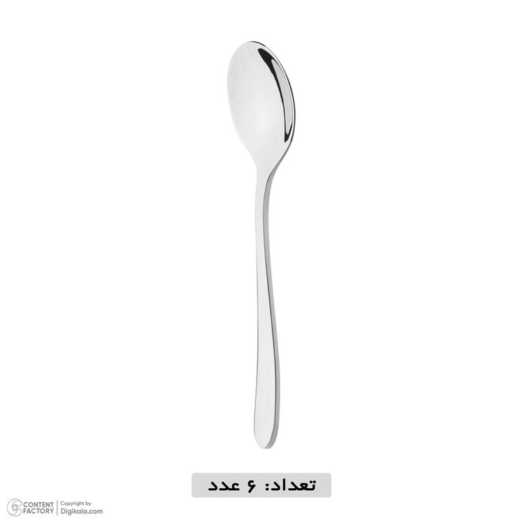قاشق چای خوری بیوتی هوم مدل 311 آکونومی مجموعه 6 عددی