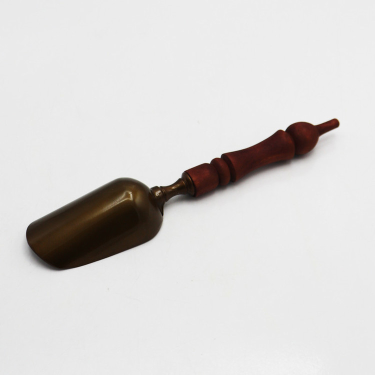 قاشق آجیل خوری مدل دسته چوبی کد YP-24CM-203