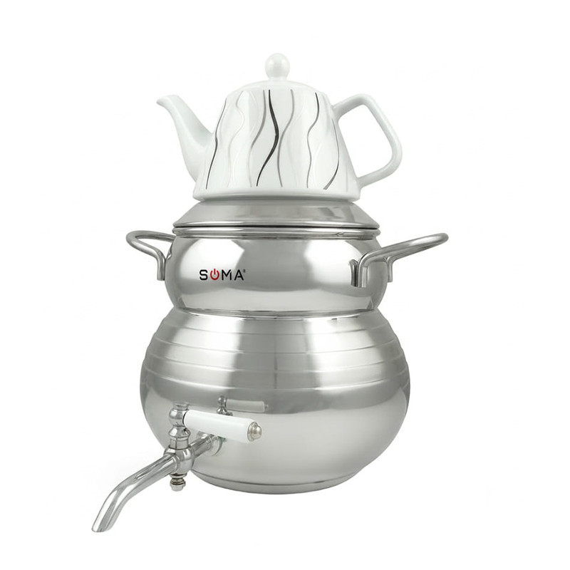 ست کتری و قوری سوما مدل so-7111.1 گنجایش کتری 5/5 لیتر گنجایش قوری 1 لیتر