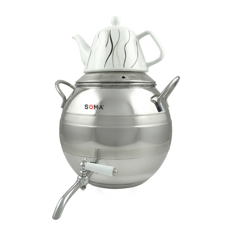 ست کتری و قوری سوما مدل so-7125 گنجایش کتری 5/5 لیتر گنجایش قوری 1 لیتر