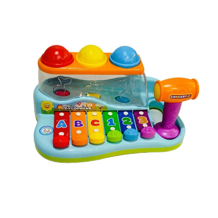 اسباب بازی هولا مدل بلز طرح توپ و چکش کد 856