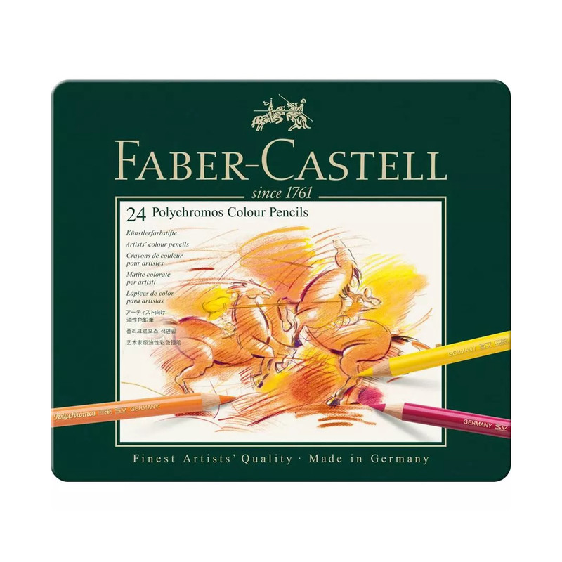 مداد رنگی 24 رنگ فابر کاستل مدل Polychromos