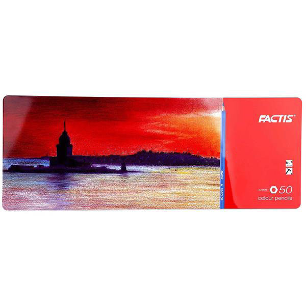 مداد رنگی 50 رنگ فکتیس مدل SUN Set  کد F2650