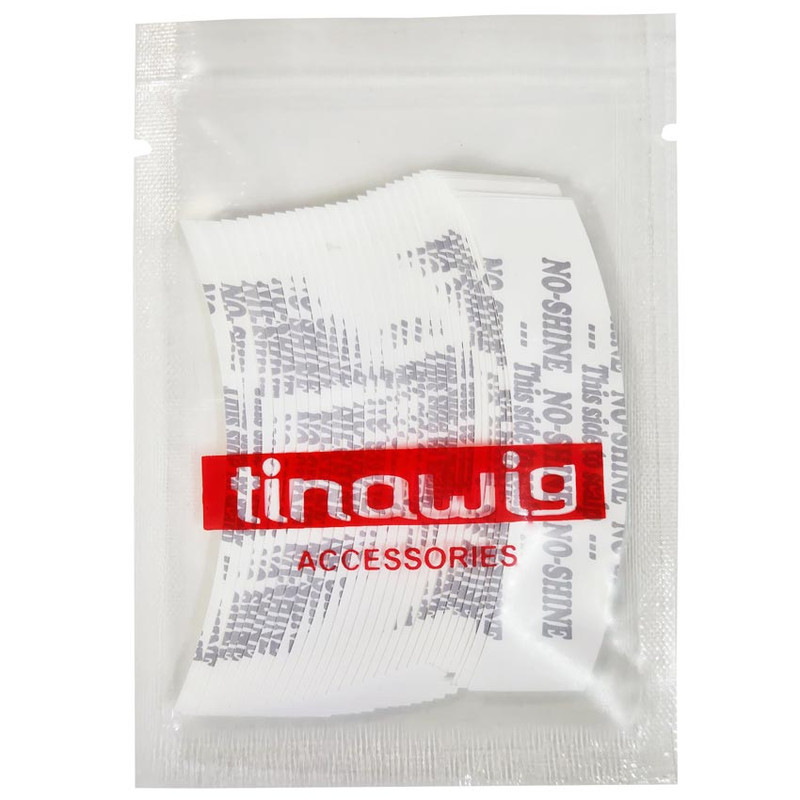 چسب کلاه گیس و پروتز مو تیناویگ مدل no-shine بسته 30 عددی
